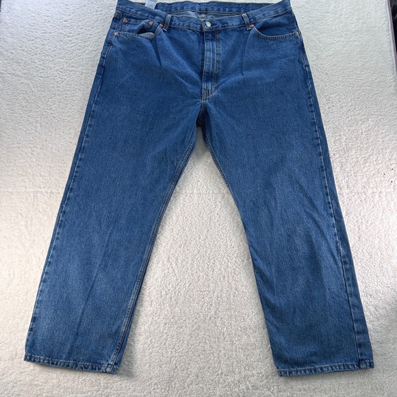 Levi's Other - Levis 505 Regular Fit Straight Leg Mens Jeans Wash Blue 44x30
